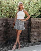 Indio Cotton Ribbed Crop Tank - Ivory